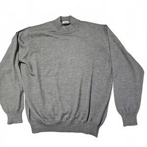 Gran Sasso Italy Virgin Wool Mens Large 52 Europe Italian Lana Vergine Designer